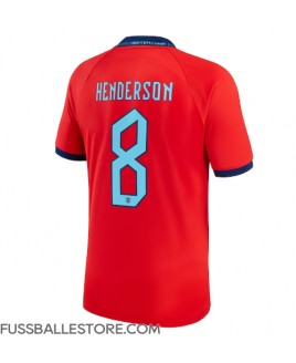 Günstige England Jordan Henderson #8 Auswärtstrikot WM 2022 Kurzarm